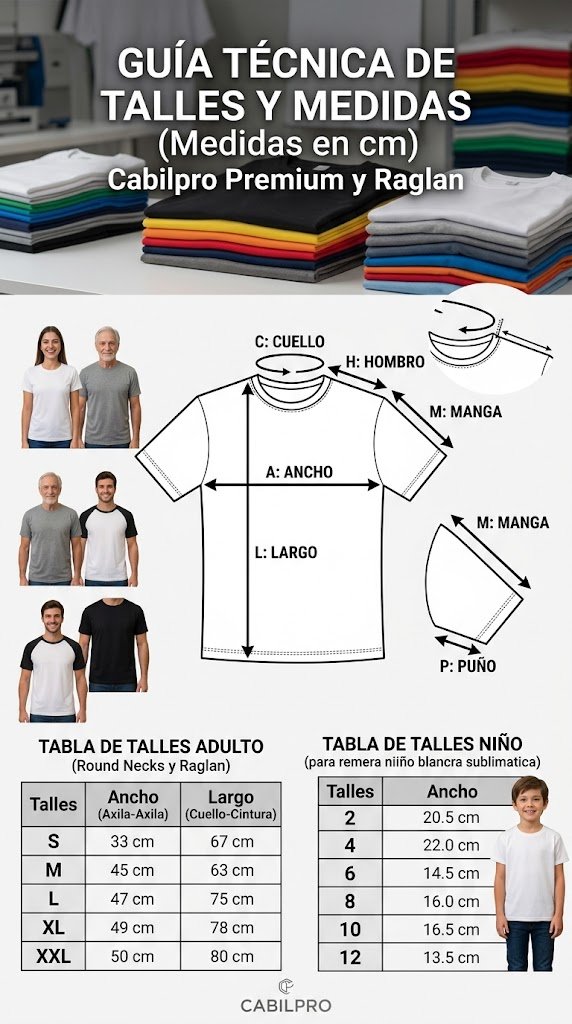 TABLA DE TALLES