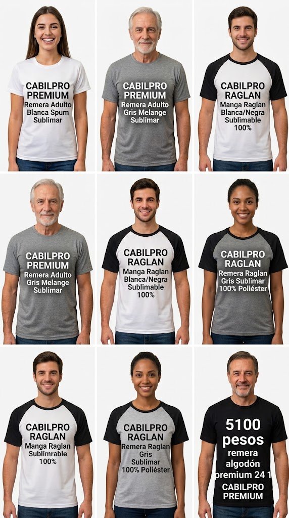 remeras para sublimar y DTF